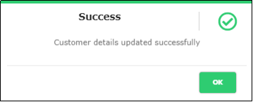 Authentication Update Success Message - CyLock